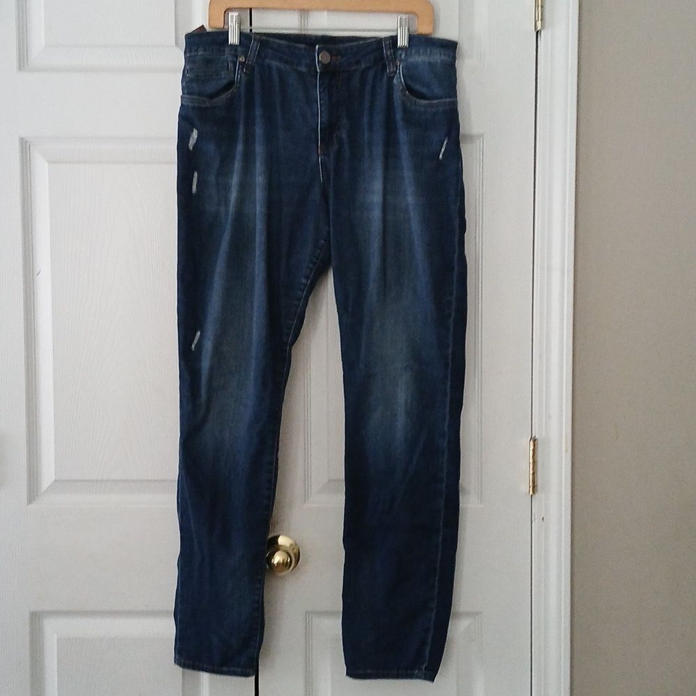 KUT  from the Kloth distressed  stretch jeans  Sz 14
